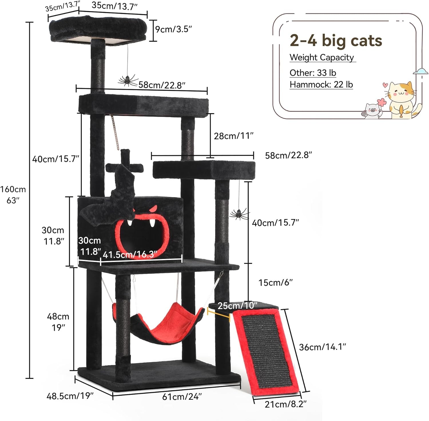 yitahome-gothic-cat-tree-with-coffin-bed-63-tall-cat-tower-for-indoor-cats-with-top-perch-spacious-cat-condos-spider-hanging-balls-comfy-hammock-scratching-post-and-ladder-black-halloween-cat-tower-with-top-perch-spacious-cat-condos-spider-hanging-balls-comfy-hammock-scratching-post-and-ladder