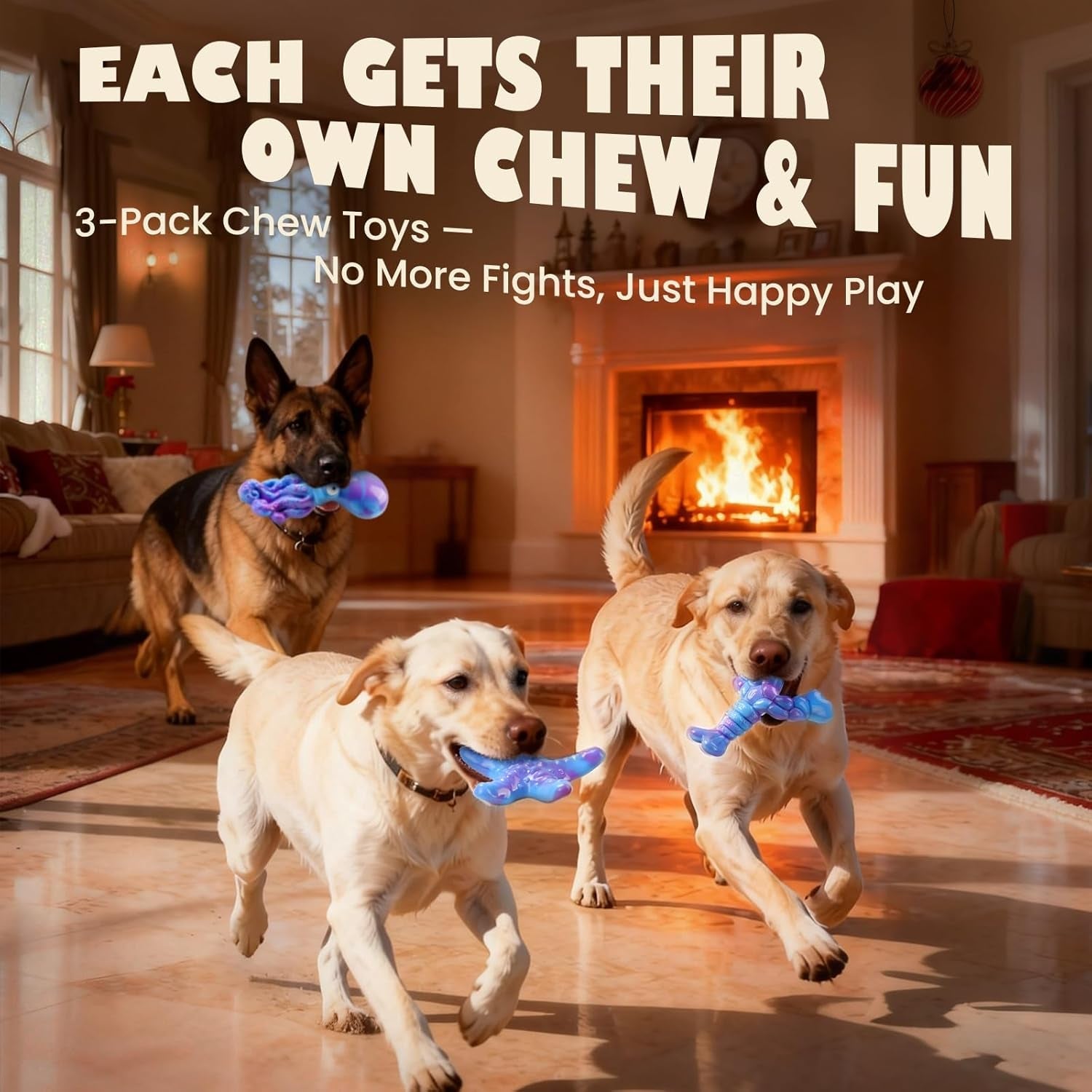 oceanbone-3-pack-rock-hard-nylon-dog-chew-toys-for-aggressive-chewers-indestructible-dog-toys-bacon-flavor-chew-bones-for-large-dogs-20-90-lbs-heavy-duty-long-lasting-keeps-dogs-busy-xl-ocean