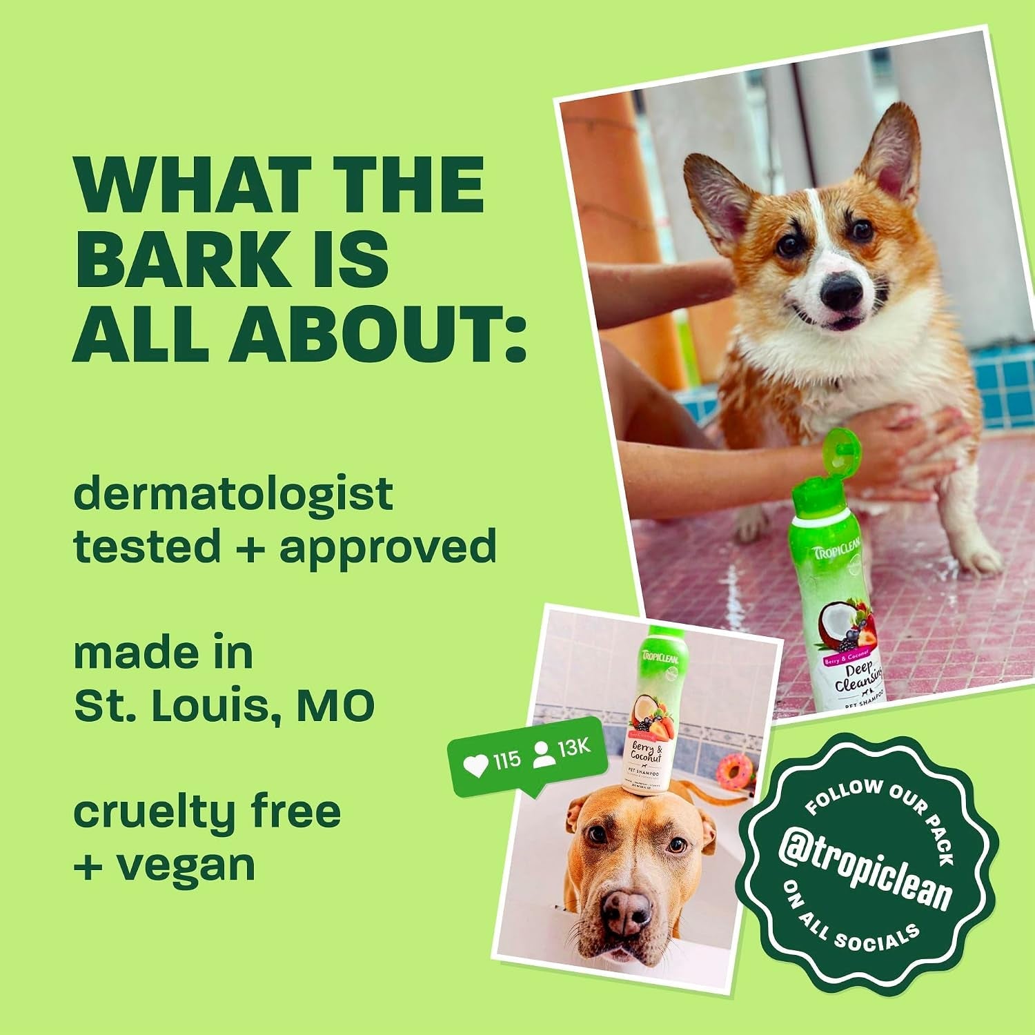 tropiclean-deshedding-dog-conditioner-reduces-shedding-softens-coat-puppy-safe-made-in-the-usa-lime-cocoa-butter-scent-20oz