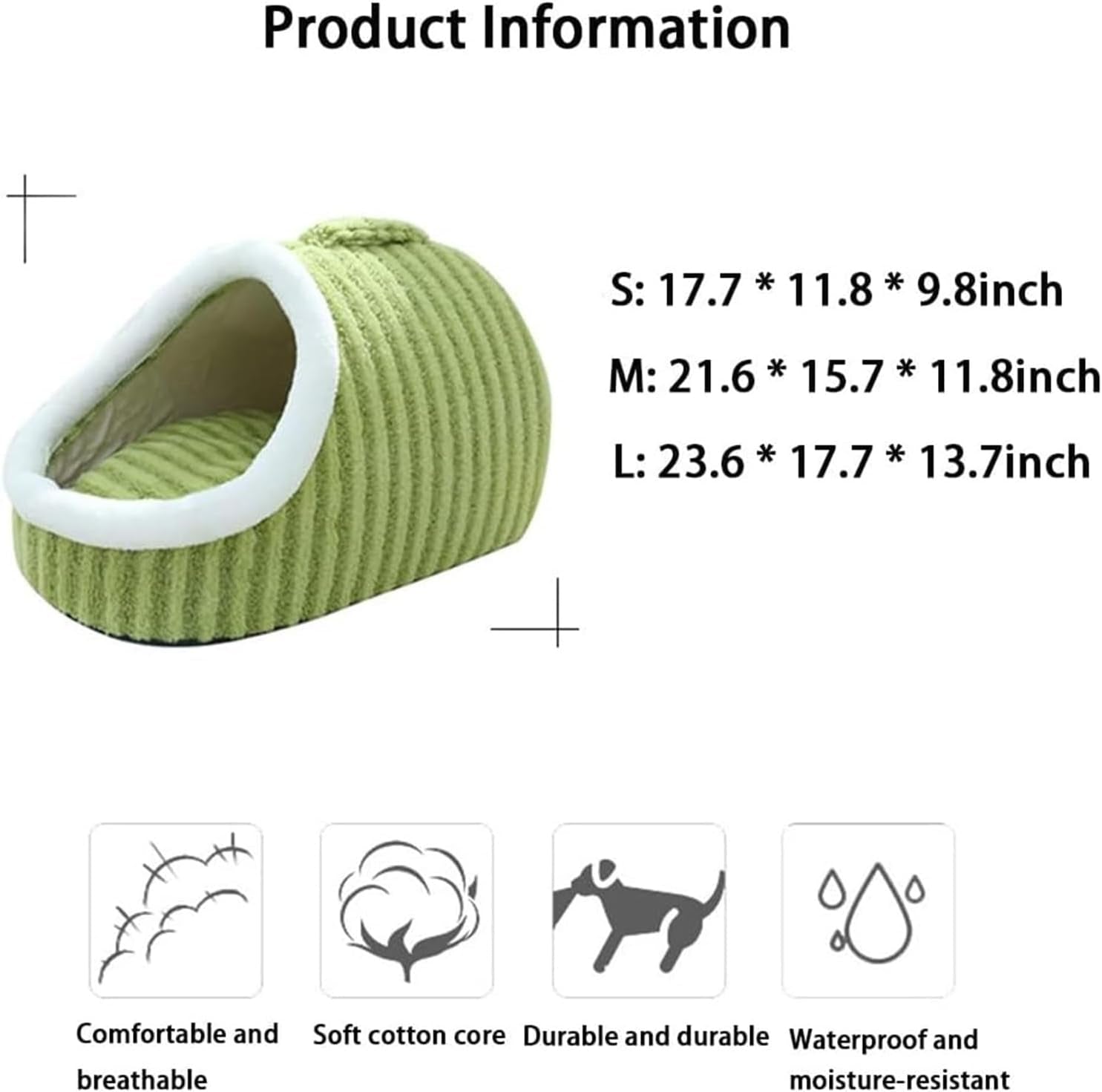 warm-nest-dog-bed-soft-cozy-pet-cave-with-removable-cushion-non-slip-washable-soft-slipper-cave-for-small-and-medium-pets-blue-large