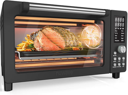 Bravo Pro Smart Air Fryer Toaster Oven Countertop Combo | 10-In-1 Cooking Functions, 1800W, 50-450°F, 21-Qt, Pfas-Free, Upgraded Super Convection, Black1