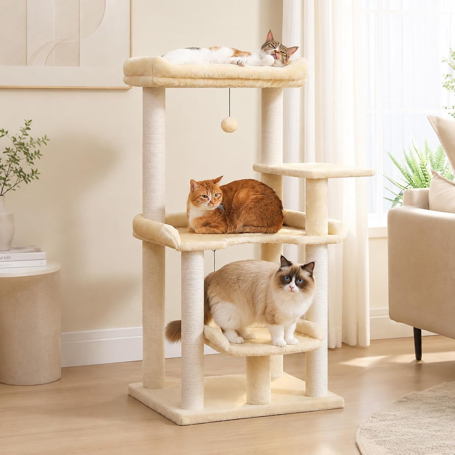 43-3-cat-tree-for-indoor-cats-large-adult-multi-level-cat-tower-cat-tree-tower-with-spacious-top-perch-large-cat-bed-scratching-posts-and-pompom-balls-for-fun