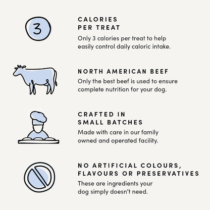 Crumps' Naturals Mini Trainers Semi Moist Beef 10.6Oz4