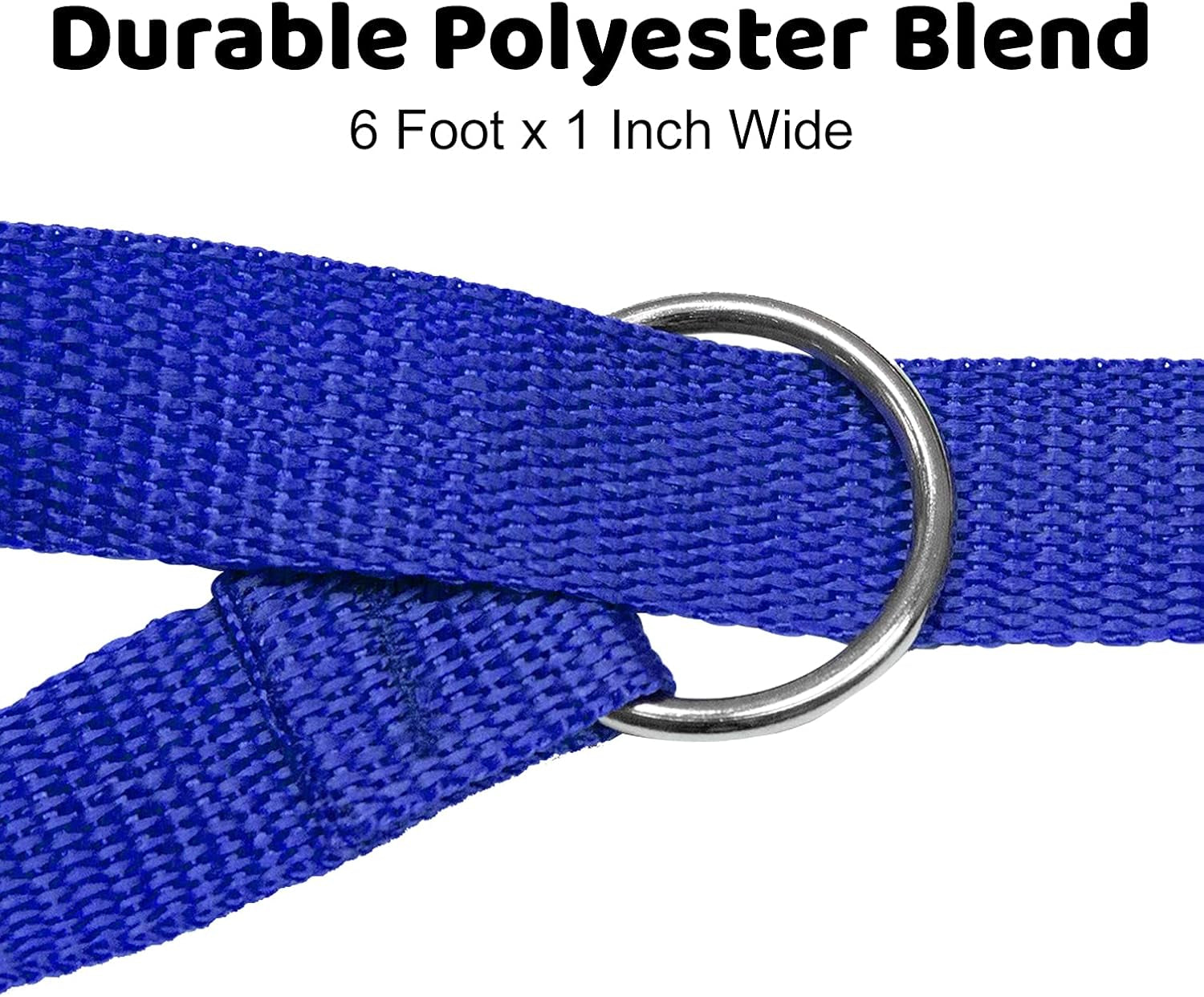 downtown-pet-supply-6ft-dog-kennel-slip-lead-leash-for-dogs-veterinarian-grooming-daycare-animal-rescue-supplies-one-size-fits-all-1-thick-24-pack