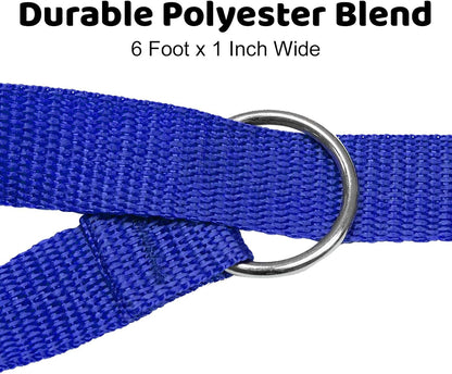 Downtown Pet Supply 6Ft Dog Kennel Slip Lead Leash for Dogs - Veterinarian, Grooming, Daycare & Animal Rescue Supplies - One Size Fits All - 1" Thick - 24 Pack3