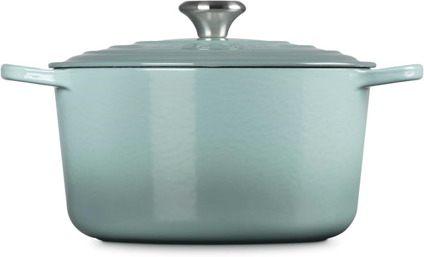 Le Creuset Enameled Cast Iron Signature Deep round Oven, 6.5 Qt., Sea Salt4