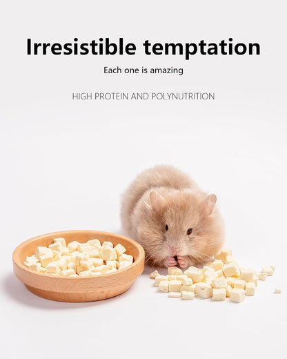 Niteangel Hamster Snack & Treats Toy - Freeze-Dried Tofu No Additive | Delivers Essential Vitamins & Minerals- Small Animal Natural Treat for Dwarf Syrian Hamsters Gerbils Mice Degus or Small Pets2