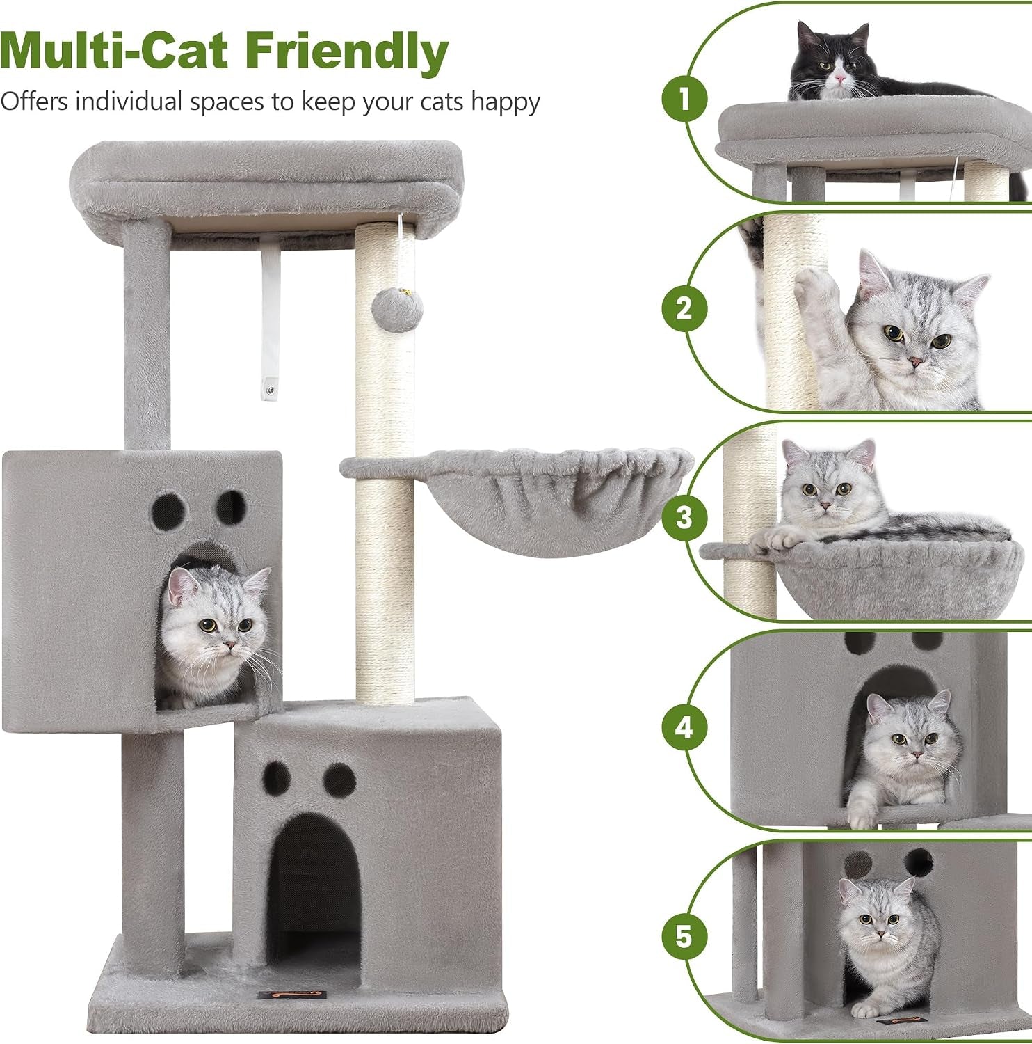 small-cat-tree-tower-for-indoor-cats-40-in-medium-cat-bed-scratching-posts-multi-level-compact-kitty-kitten-houses-climbing-trees-stands-with-2-condos-sisal-post-perch-platform-hammock-plush-toy-balls