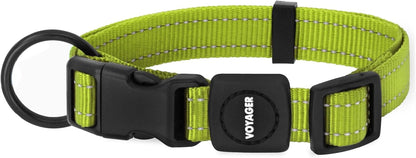 Best Pet Supplies Voyager Reflective Dog Leash or Collar with Neoprene Handle, for Small, Medium, and Large Breed Puppies, Cute and Heavy Duty for Walking, Running and Training - Royal Blue, S19
