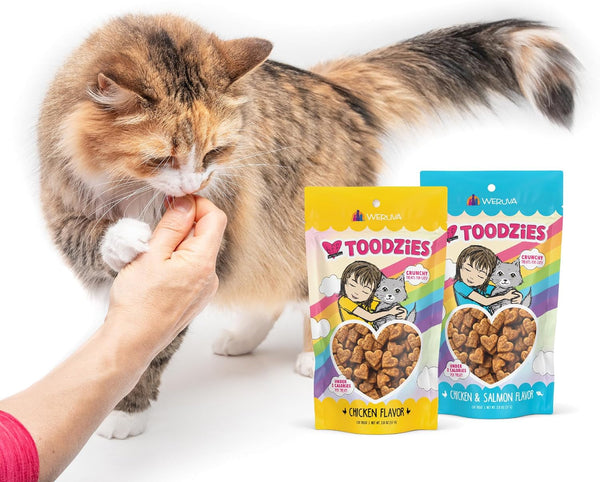 Weruva BFF Toodzies, Chicken and Salmon Crunchy Cat Treats, 2Oz Bag8