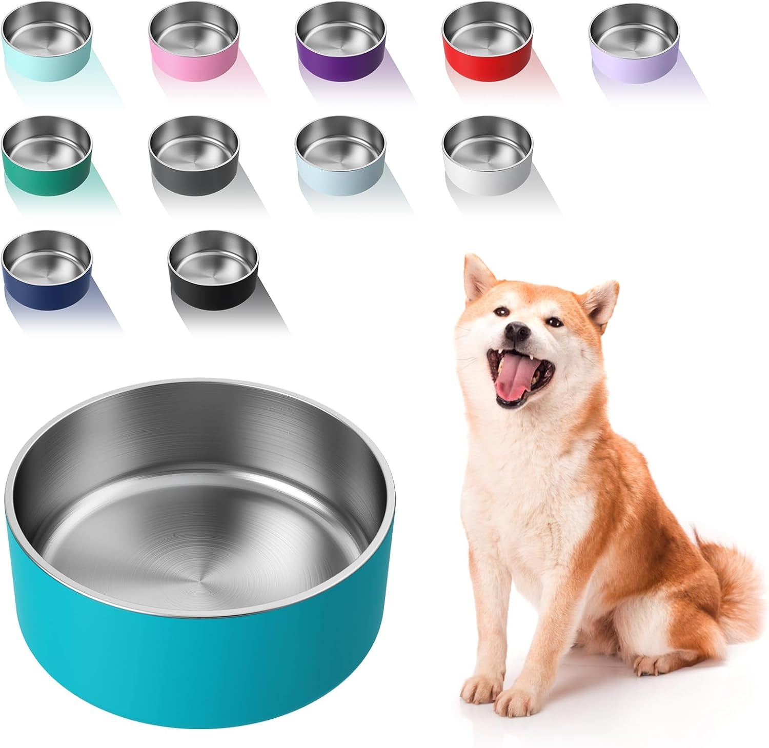 wenbokmin-dog-bowl-stainless-steel-food-and-water-bowl-40oz-blue-non-slip-quiet-bottom-easy-to-clean-dishwasher-safe