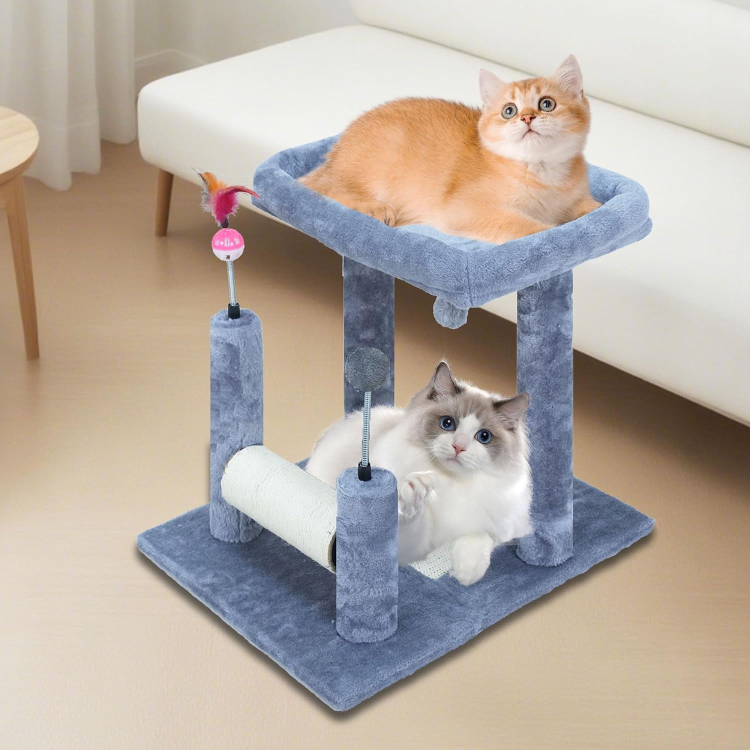 roypet-multifunctional-cat-scratching-posts-for-indoor-kittens-cat-scratching-posts-for-play-and-activity-scratching-posts-with-feather-toys-and-plush-perch-bed-grey