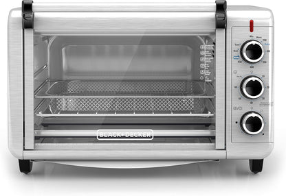 BLACK+DECKER Crisp 'N Bake Air Fry Toaster Oven, Stainless Steel, TO3215SS, 6 Slice2