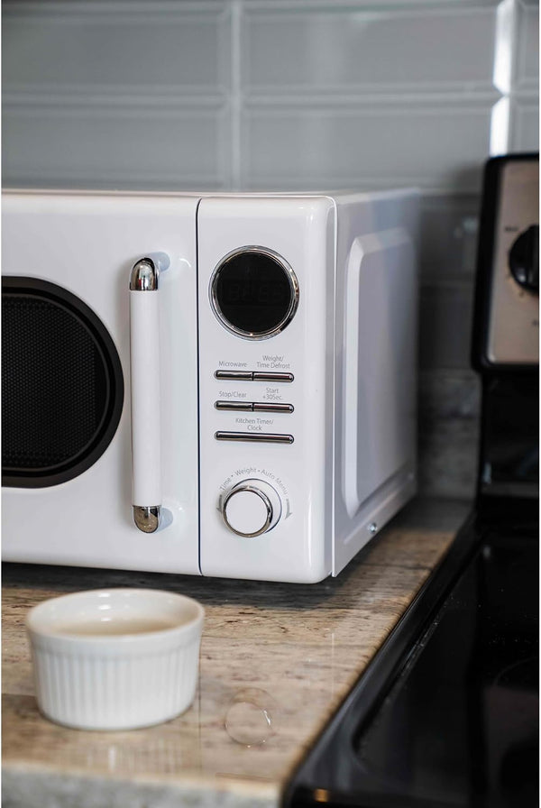 0.7 Cu. Ft. Retro Countertop Microwave in White5