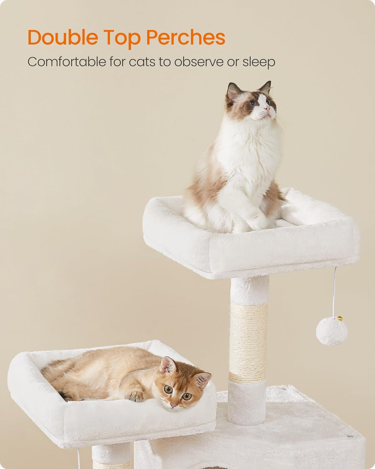 feandrea-cat-tree-45-3-inch-cat-tower-plush-condo-scratching-post-white-45-3-inch-cat-tower-plush-condo-with-scratching-post-ramp-perch-spacious-cave-cream-white