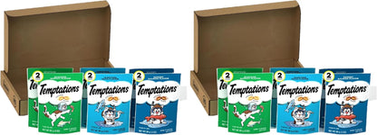 Temptations Classic Crunchy Cat Treats, Feline Favorites, 3 Oz, 4 Pack | under 2 Calories per Treat, 100% Complete & Balanced for Adults, Resealable Pouches, Use as Snack, Meal, or Food Topper12