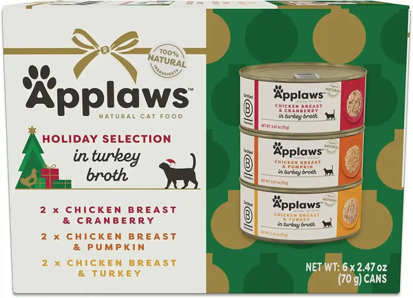 Applaws Fish Variety in Broth Wet Cat Food, 3-Flavor 12-Pack 2.47 Oz Cans | 100% Natural, High Quality Ingredients, High Protein, No Artificial Additives, Limited Ingredients8