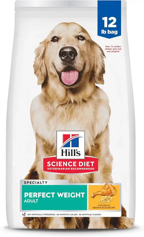 Hill'S Science Diet Adult Perfect Weight Dry Dog Food | #1 Veterinarian Recommended, Chicken & Brown Rice, 25 Lb. Bag15