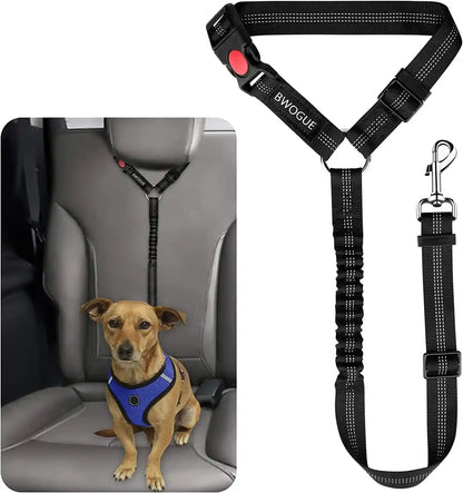 Adjustable Pet Seat Belt Restraint for Dogs and Cats - Vehicle Headrest Safety Harness (1 Pack)28