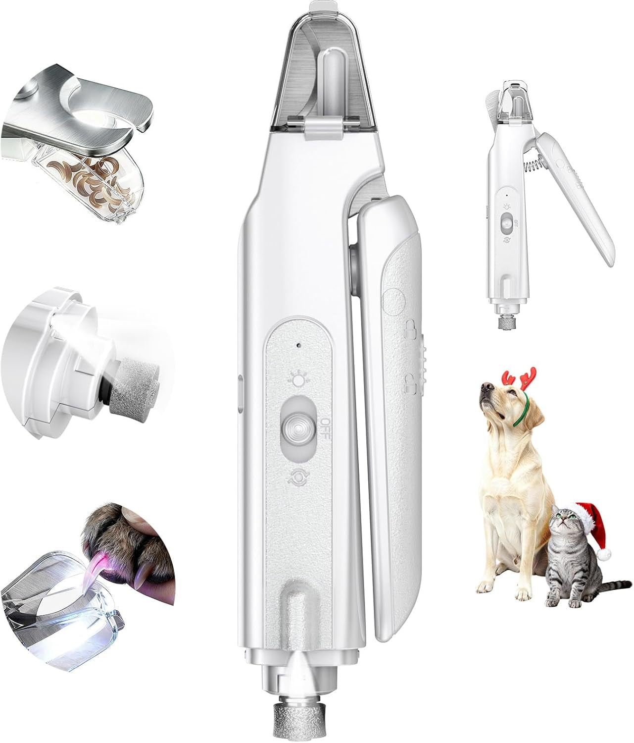 catpick-2-in-1-cat-nail-clippers-dog-nail-clippers-trimmers-for-large-medium-small-dogs-cats-claw-trimmer-quick-sensor-and-safety-guard-usb-rechargeable-with-2-led-lights-dogs-nail-trimmer