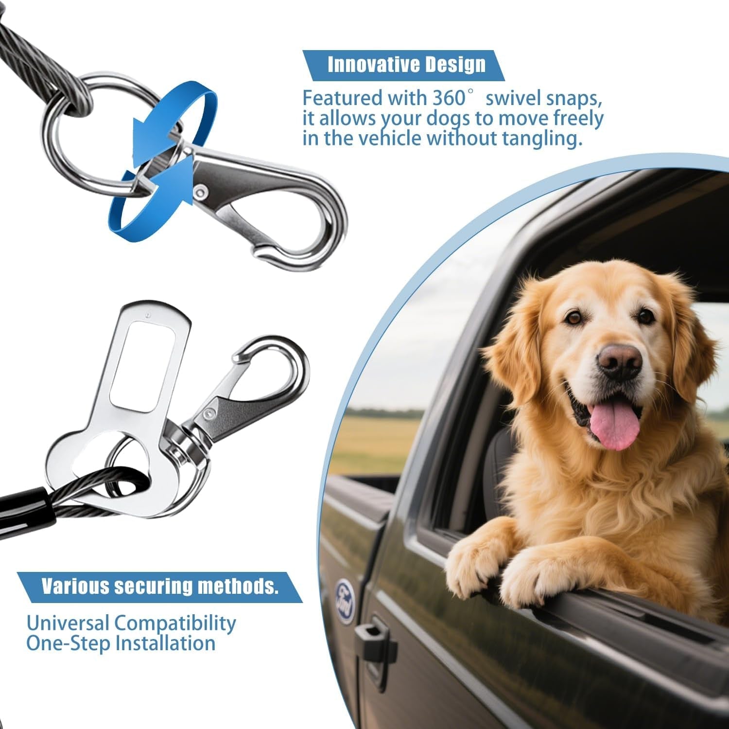 2pcs-dog-car-seat-belt-chew-proof-pet-safety-belt-for-dogs-2-in-1-heavy-duty-dog-car-seatbelt-restraint-waterproof-steel-wire-dog-leash-black-2-24inch-60cm