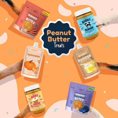 Bark Bistro Company, Superberry Snoot + Barkin Banana + Pumpkin Pup, 100% Natural Dog Peanut Butter, Healthy Dog Treats - Made in USA (Set of 3 / 17Oz)9
