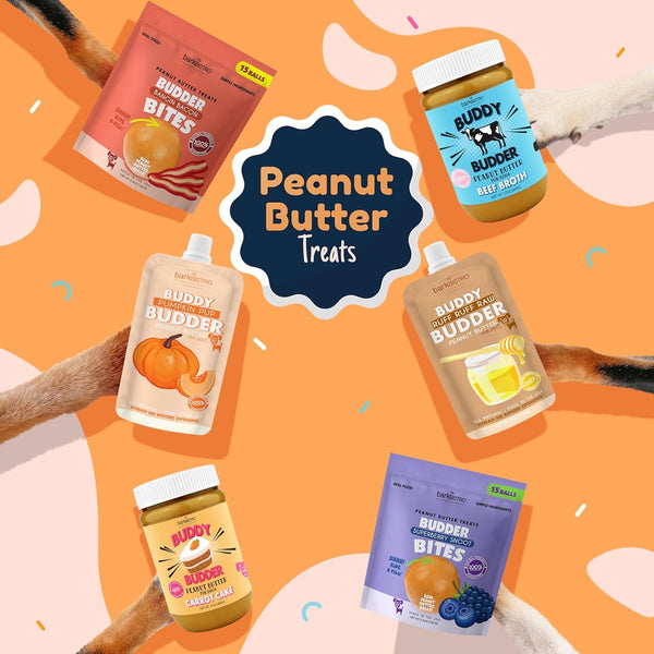 Bark Bistro Company, Superberry Snoot + Barkin Banana + Pumpkin Pup, 100% Natural Dog Peanut Butter, Healthy Dog Treats - Made in USA (Set of 3 / 17Oz)9