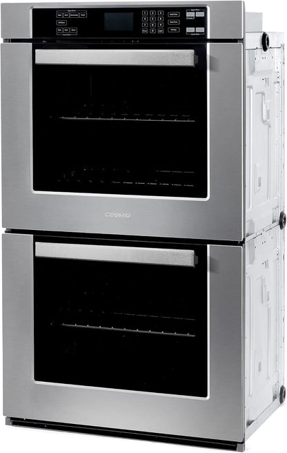 30 In. Haven Coll Double Electric Wall Oven, True Convection, Stainless |  COS-30EDWC Blue Porcelain, Self Clean Function, 7 Oven Functions, Digital Display, Interior Lighting8
