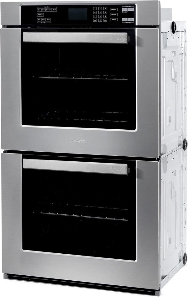 30 In. Haven Coll Double Electric Wall Oven, True Convection, Stainless |  COS-30EDWC Blue Porcelain, Self Clean Function, 7 Oven Functions, Digital Display, Interior Lighting8