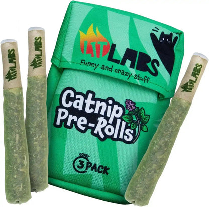 LIT LABS Cat Doobie 3 Pack Catnip Toys for Cats, Funny Cat Toys, Safe Kitten Teething Chew and Kicker Toys, Stress-Relieving Indoor Cat Gifts That Hit Different1