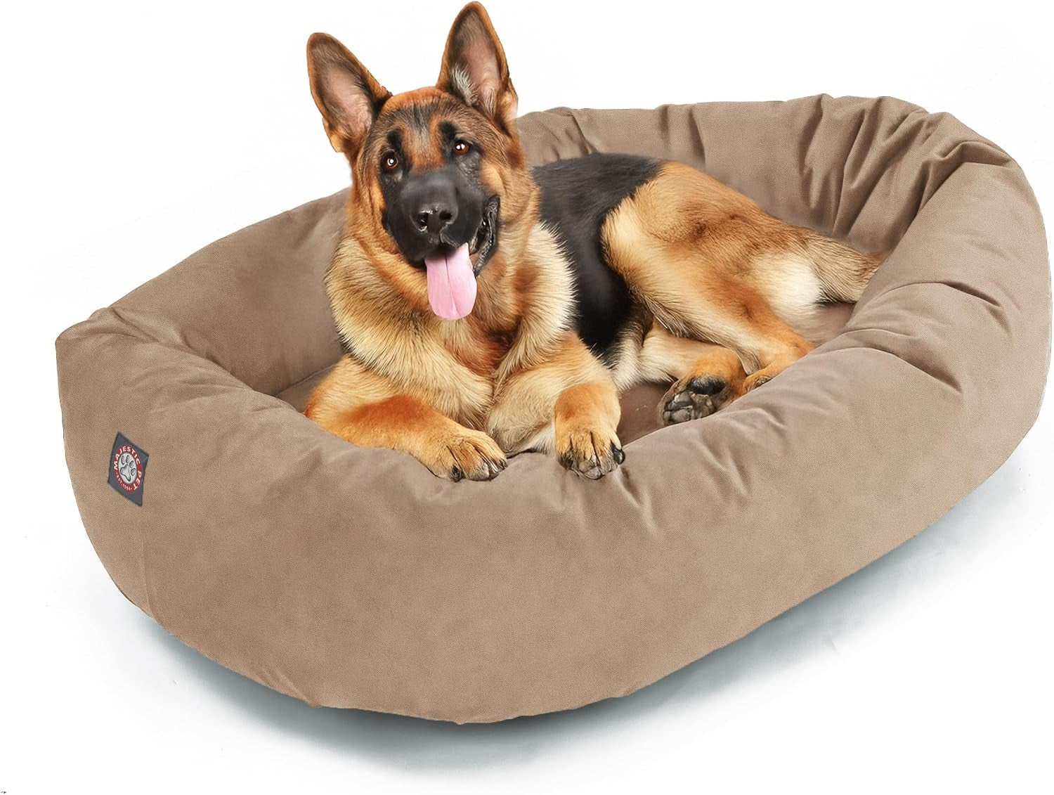 majestic-pet-32-inch-suede-calming-dog-bed-washable-cozy-soft-round-dog-bed-with-spine-support-for-dogs-to-rest-their-head-fluffy-donut-dog-bed-32x23x7-inch-round-pet-bed-medium-sage