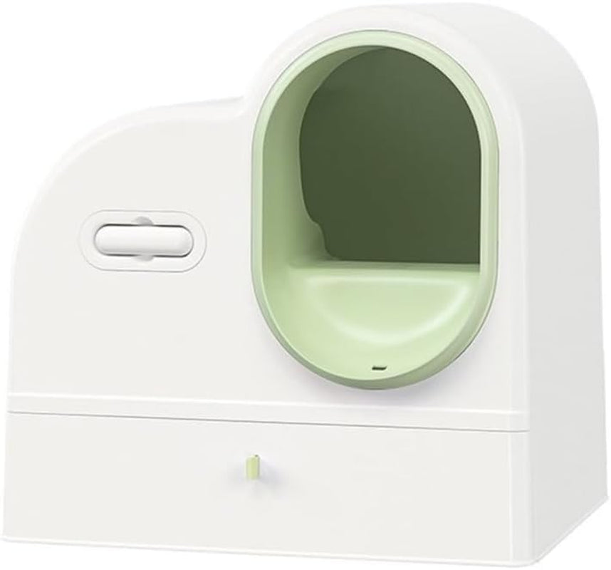 pet-supplies-enclosed-cat-litter-box-with-drawer-splash-proof-large-space-pangray
