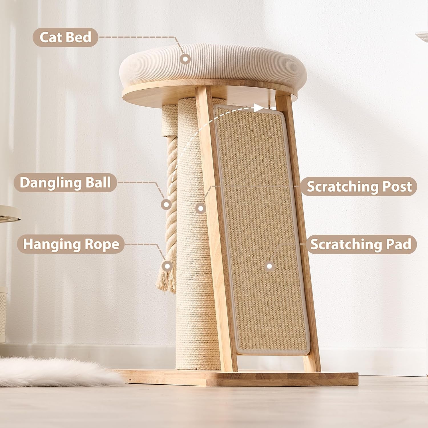 modern-cat-tree-small-tower-with-scratching-post-for-indoor-28-inch-solid-wood-multifunctional-corner-cat-tree-tower-with-bed-dangling-ball-interactive-rope-scratching-board