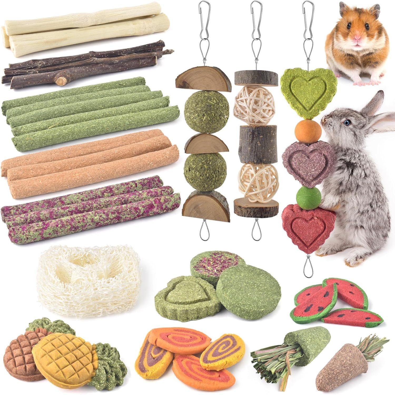 katumo-rabbit-chew-toys-bunny-treats-chew-toys-for-small-animals-strung-hanging-toys-for-teeth-natural-apple-wood-sweet-bamboo-grass-timothy-sticks-for-guinea-pig-hamster-chinchilla