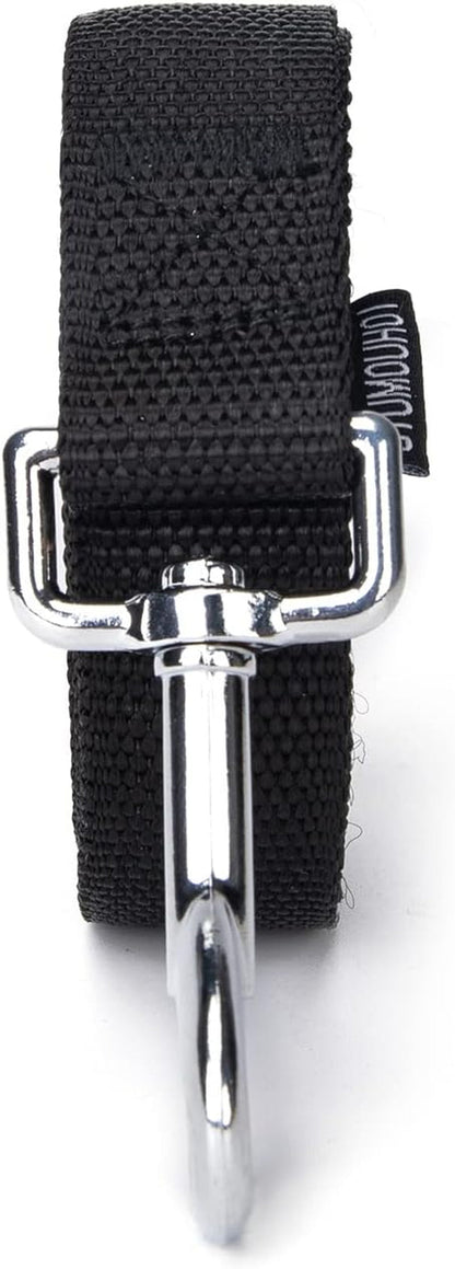 Strong Durable Nylon 10Ft Long Dog Training Leash, Traction Rope, 1 Inch Wide, for Small and Medium Dog (Black, 10 Feet)9