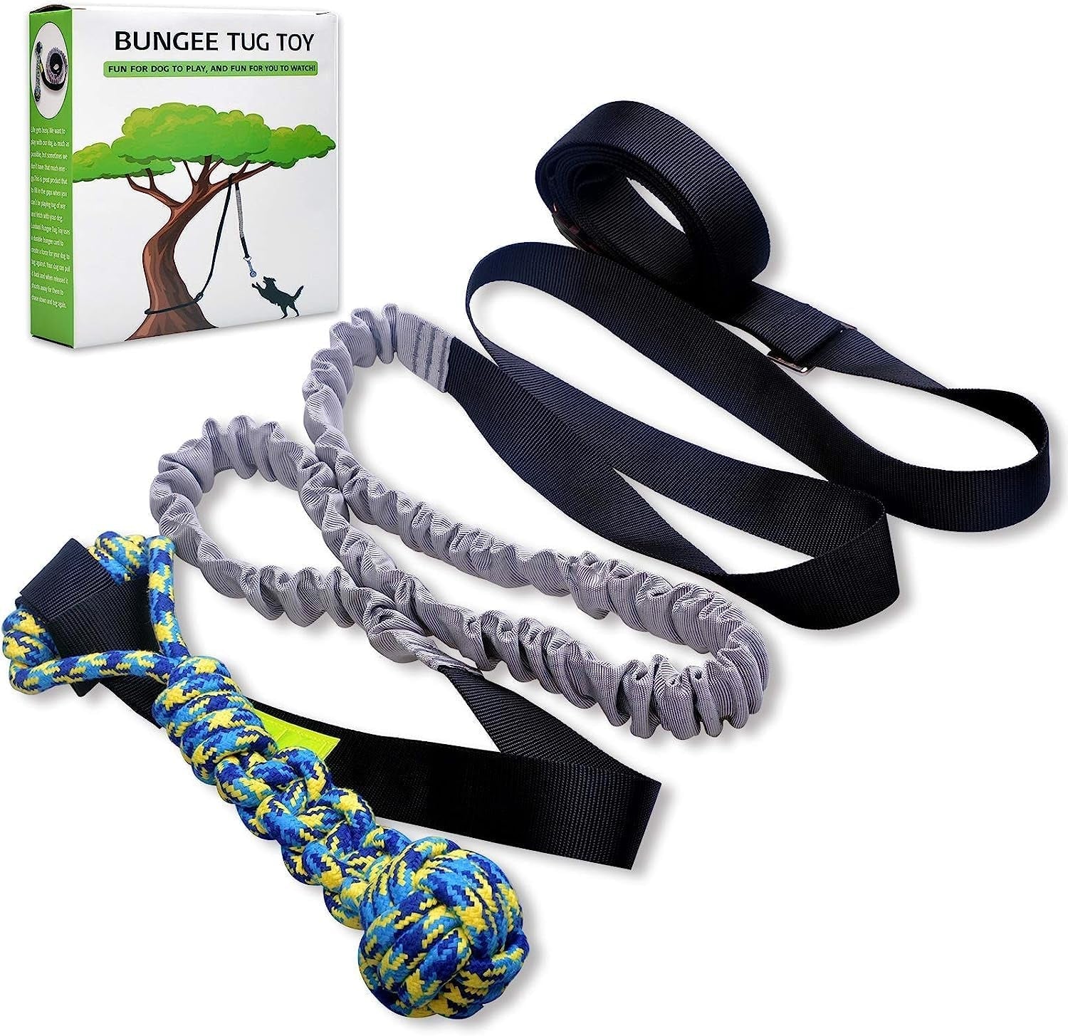loobani-outdoor-bungee-tug-toy-interactive-tree-hanging-dog-toys-black-durable-tug-of-war-exercise-play-cord-tether-chew-rope-toy-muscle-building-bite-training-for-small-to-large-dogs