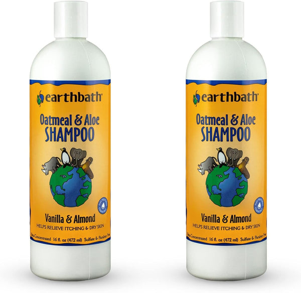 Earthbath Oatmeal & Aloe Dog Shampoo, Itchy, Dog Wash, 16 Oz (1 Pack) | Oatmeal Shampoo for Dogs, Dry Skin Relief, Made in USA, Cruelty Free Pet Shampoos - Vanilla & Almond9