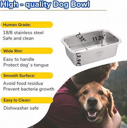 PEDAY Automatic Dog Waterer for Large Dogs | Human Grade 18/8 Stainless Steel, Water Bottle Not Included6