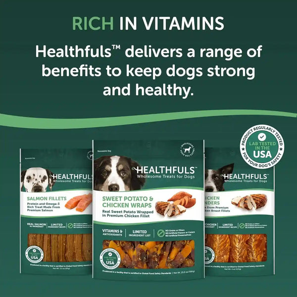 Healthfuls Chicken Wrapped Sweet Potato Dog Treats, 16Oz9