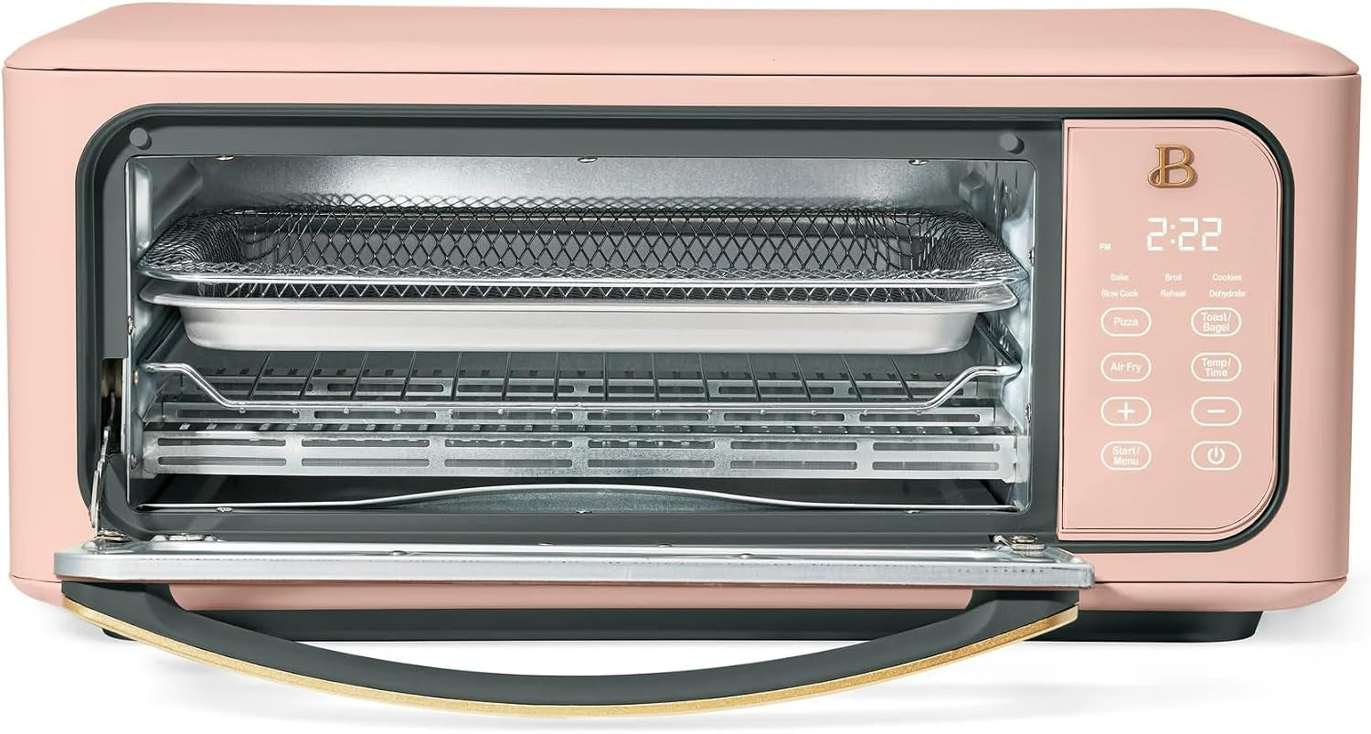 infrared-air-fry-toaster-oven-9-slice-1800w-countertop-oven-with-convection-air-fry-functions-digital-touch-display-multi-cooking-modes-for-baking-broiling-reheating-rose
