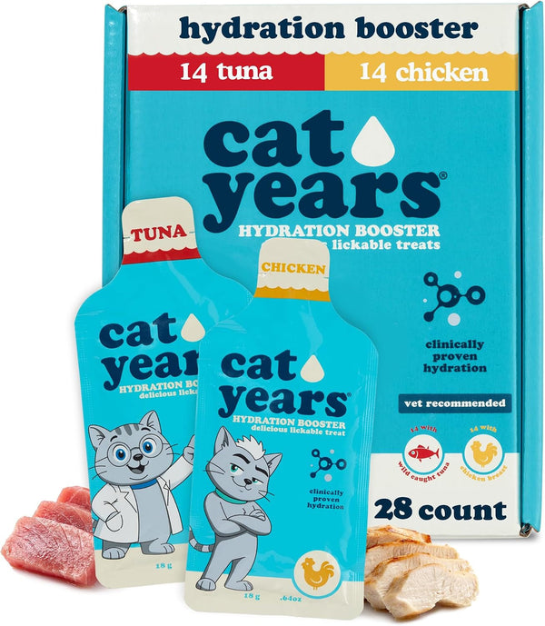 Cat Years Hydration Booster, Daily Lickable Treat, Chicken 7-Day Supply11