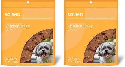 Amazon Brand - Solimo Duck Jerky Dog Treats,2 Pounds8