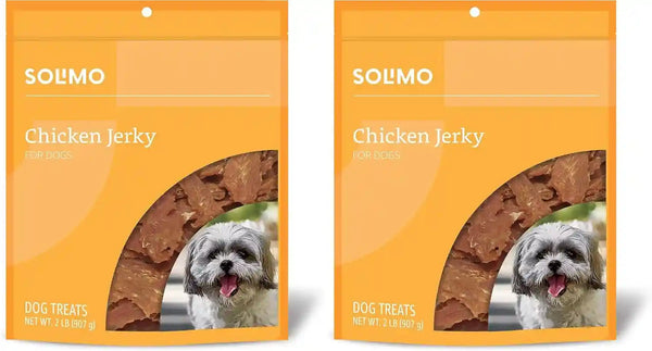 Amazon Brand - Solimo Duck Jerky Dog Treats,2 Pounds8