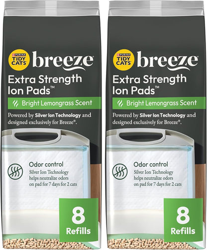Purina Tidy Cats Cat Litter Breeze Pads Refill Pack Multi Cat Litter Pads - 8 Ct. Bag15