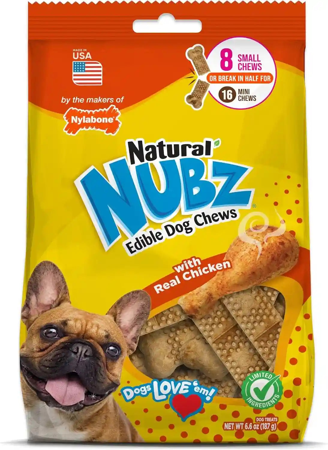 nylabone-nubz-natural-dog-treats-made-with-real-chicken-small-4-count-long-lasting-dog-chews-made-in-usa-limited-ingredients-highly-digestible-dog-dental-treats-for-small-dogs-up-to-30-lbs