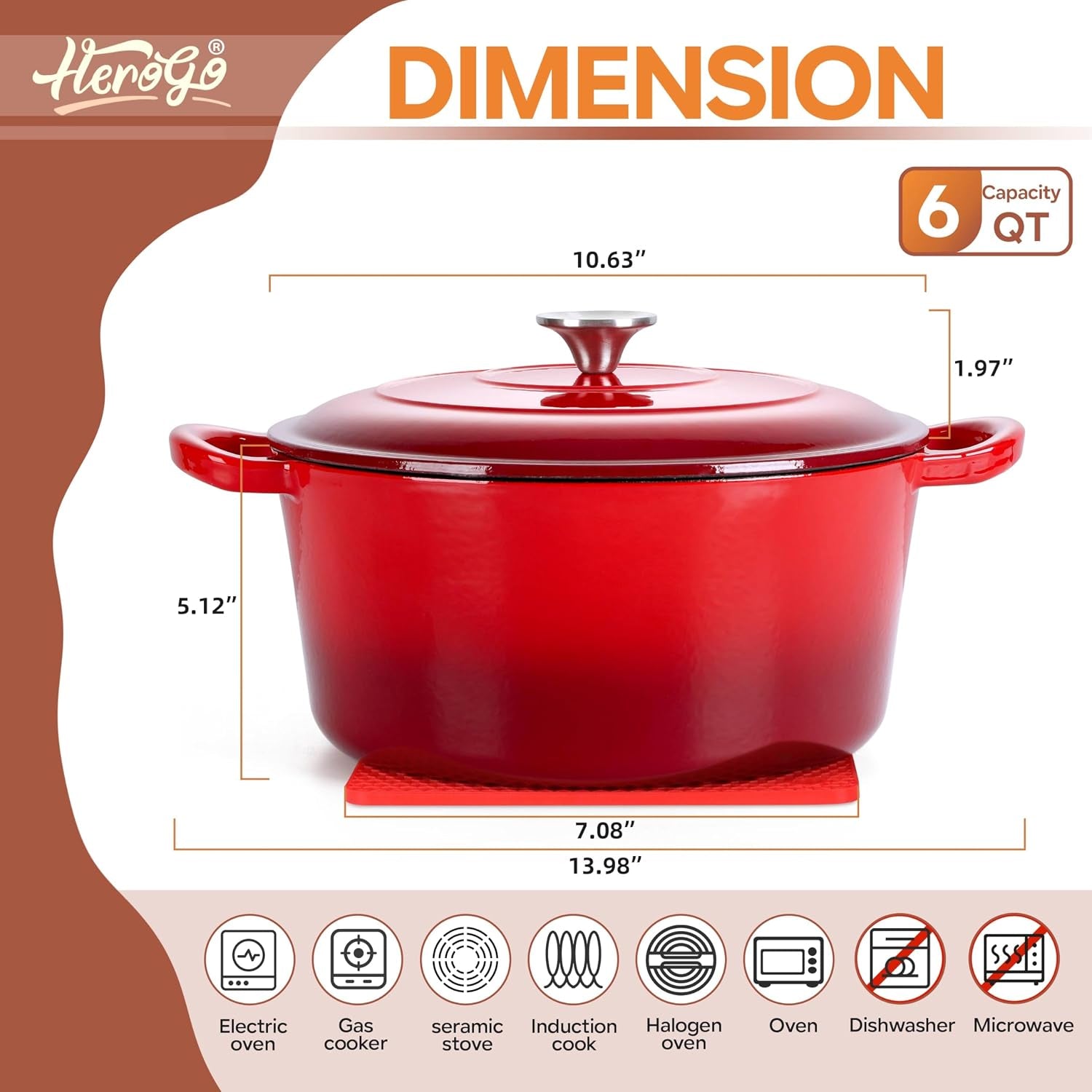6qt-enameled-cast-iron-dutch-oven-silicone-trivet-mat-round-dutch-oven-pot-with-lid-dual-handles-for-bread-baking-stewing-roasting-safe-for-various-stovetops-nonstick-easy-cleanup-red