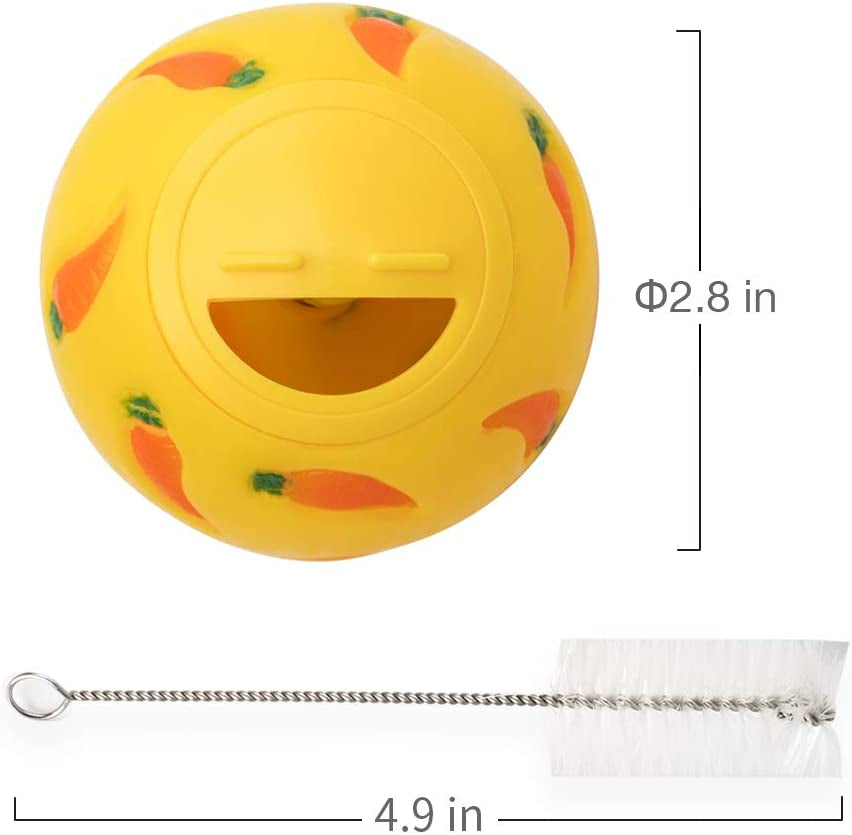 niteangel-treat-ball-snack-ball-for-small-animals-small-yellow-green