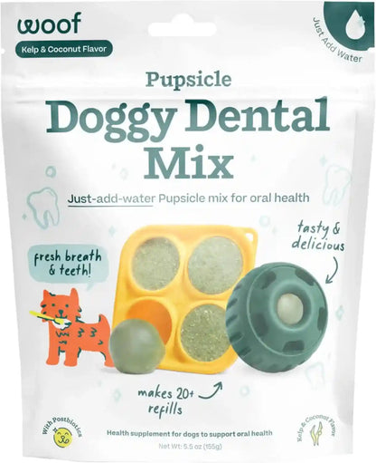 WOOF Dog Pupsicle Mix - Easy-To-Make DIY Pupsicle Refills - Tasty, Healthy Pupsicle Mix - Wholesome Ingredients - Long-Lasting Treats for Dogs - Bacon and Cheese Mix9