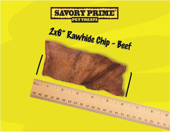 Savory Prime 1-Pound Rawhide Chips Beef4
