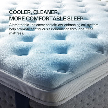 Queen Size Mattress 12 Inches Medium Firm Hybrid, Undisturbed Sleep | Breathable Hybrid Comfort with Responsive Support, Motion Isolation, Reinforced Edges, and Certipur-Us Certified Foam.6